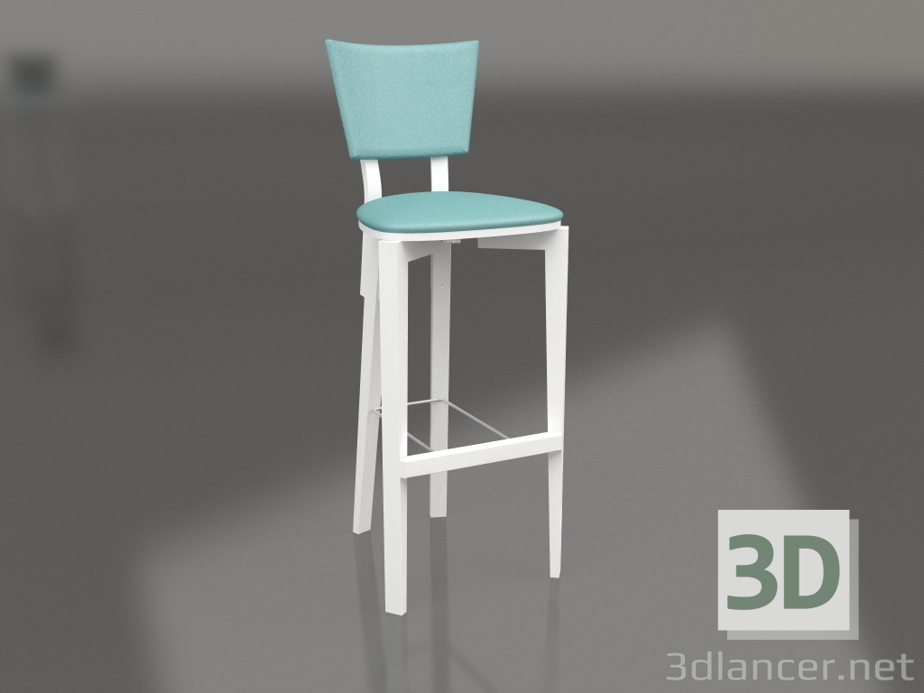 3d model Trapeze bar stool (option 11) - preview