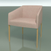 3d model Sillón 2703 (con tapicería de tela, roble natural) - vista previa