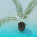 3d model Pet plant-fern - preview