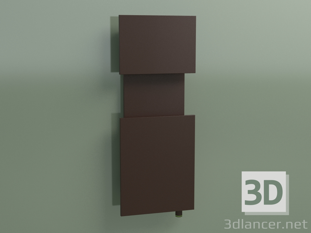 3D modeli Radyatör M'ama (1400x550, Kahverengi - RAL 8017) - önizleme