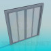 3d model Sliding door opening - preview