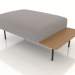 3d model Pouf, bench 120x70 - preview