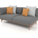 3d model Sofa module, section 1 left (Bronze) - preview