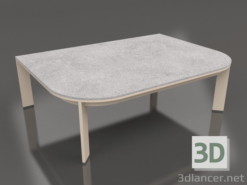 Modelo 3d Mesa lateral 60 (Areia) - preview