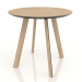 Modelo 3d Mesa de jantar BRASKO 800x800x750 mm (carvalho clareado) - preview