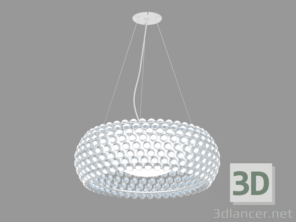 modèle 3D Plafonnier Caboche Suspension - preview