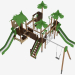 3d model Children's play complex (S1406) - preview