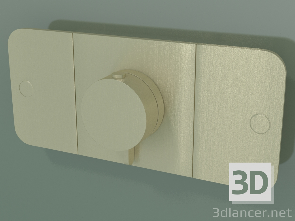 modello 3D Rubinetto doccia, 2 uscite (45712250) - anteprima