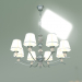 Modelo 3d Lustre suspenso Sortino 60097-8 (cromo) - preview