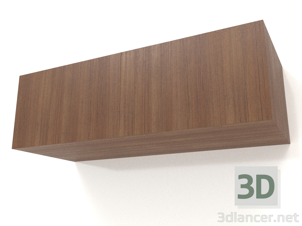 3D Modell Hängeregal ST 06 (2-türig, 800x315x250, Holzbraun hell) - Vorschau