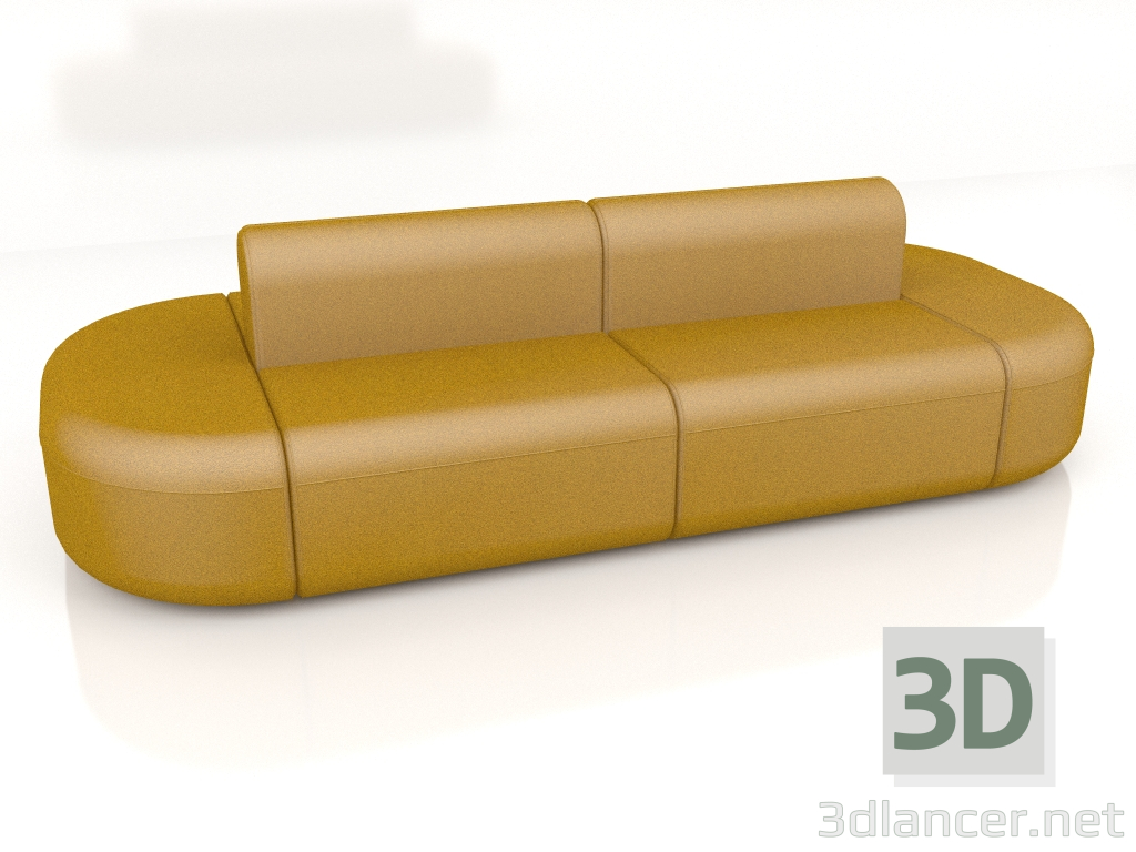 3d model Sofa Artiko Double Sofa AT10 (2840x1280) - preview