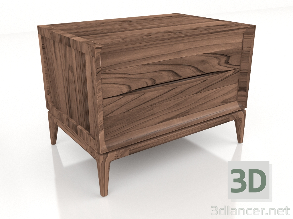 3d model Mesita de noche Brad Grande - vista previa