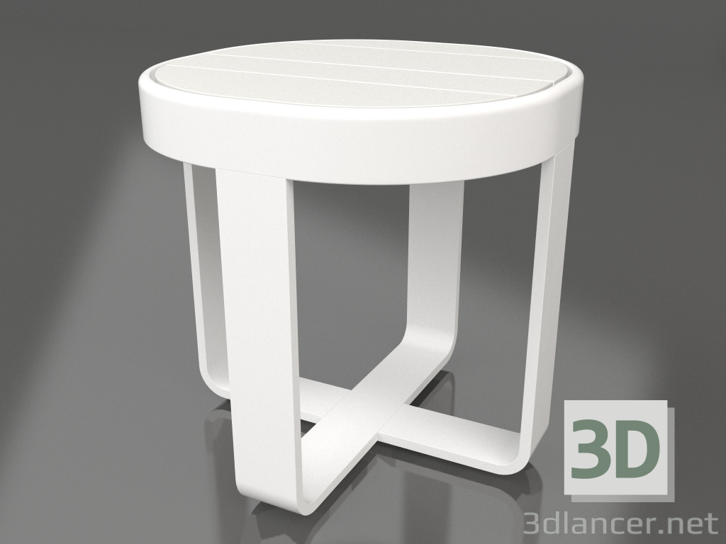 Modelo 3d Mesa de centro redonda Ø42 (Branca) - preview