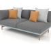 3d model Sofa module, section 1 left (Blue gray) - preview