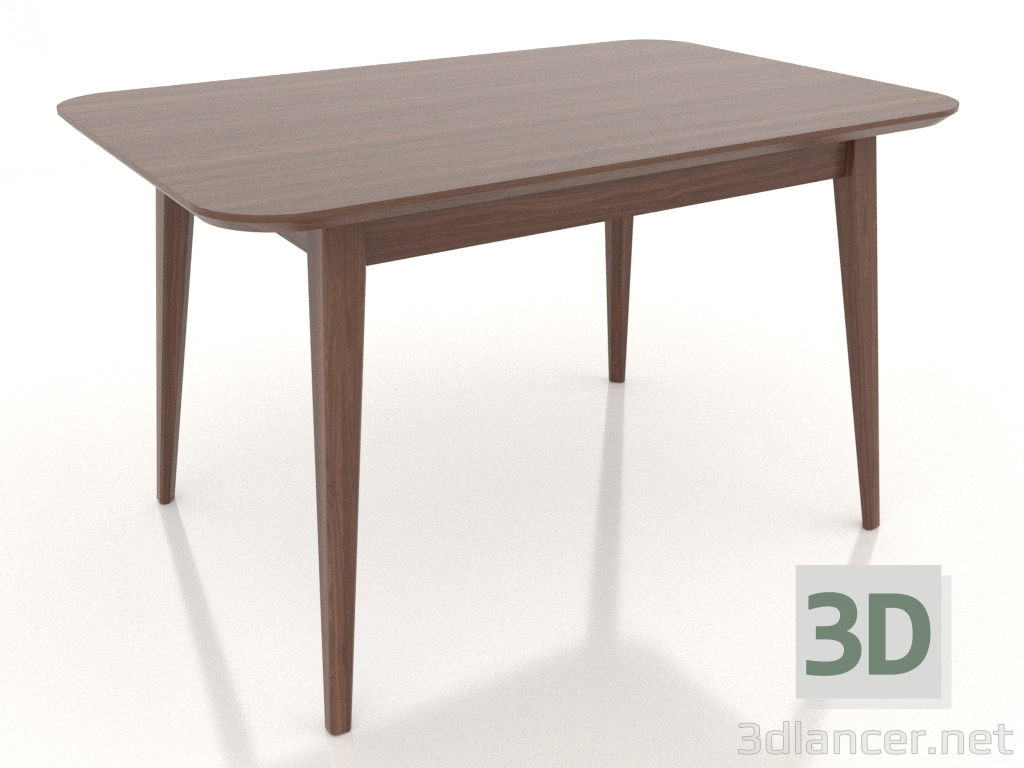 3d model Dining table 1200x800 mm (ash walnut) - preview