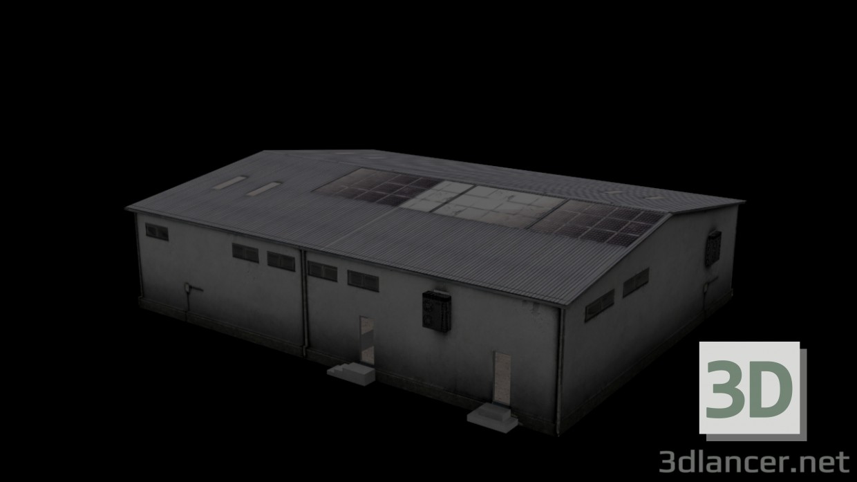 3d model Hangar - preview