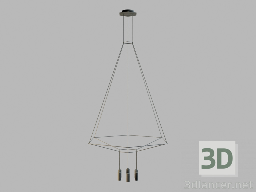 Modelo 3d Lâmpada de suspensão 0304 - preview