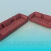 3D Modell Sofa - Vorschau