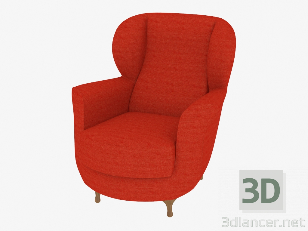 modello 3D Poltrona - anteprima