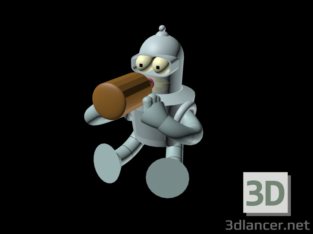 modèle 3D Bender - preview