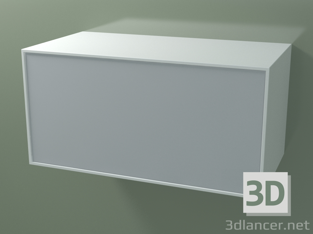 Modelo 3d Gaveta (8AUDCB03, Glacier White C01, HPL P03, L 96, P 50, H 48 cm) - preview