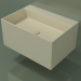 modello 3D Lavabo sospeso (02UN42302, Bone C39, L 72, P 50, H 36 cm) - anteprima