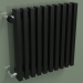 3d model Vertical radiator RETTA (10 sections 500 mm 60x30, glossy black) - preview