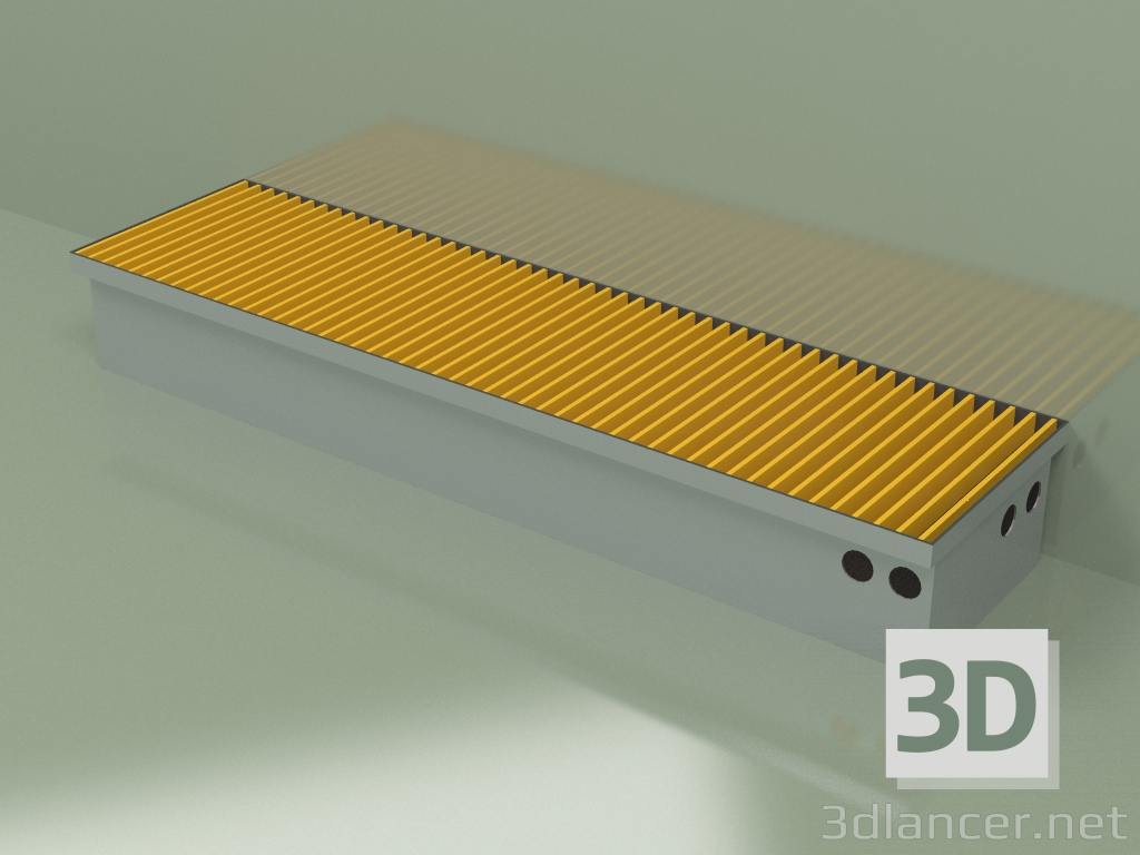 modello 3D Termoconvettore da condotta - Aquilo F1Т (260х1000х140, RAL 1004) - anteprima