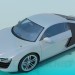 3d model Audi R8 rs - vista previa