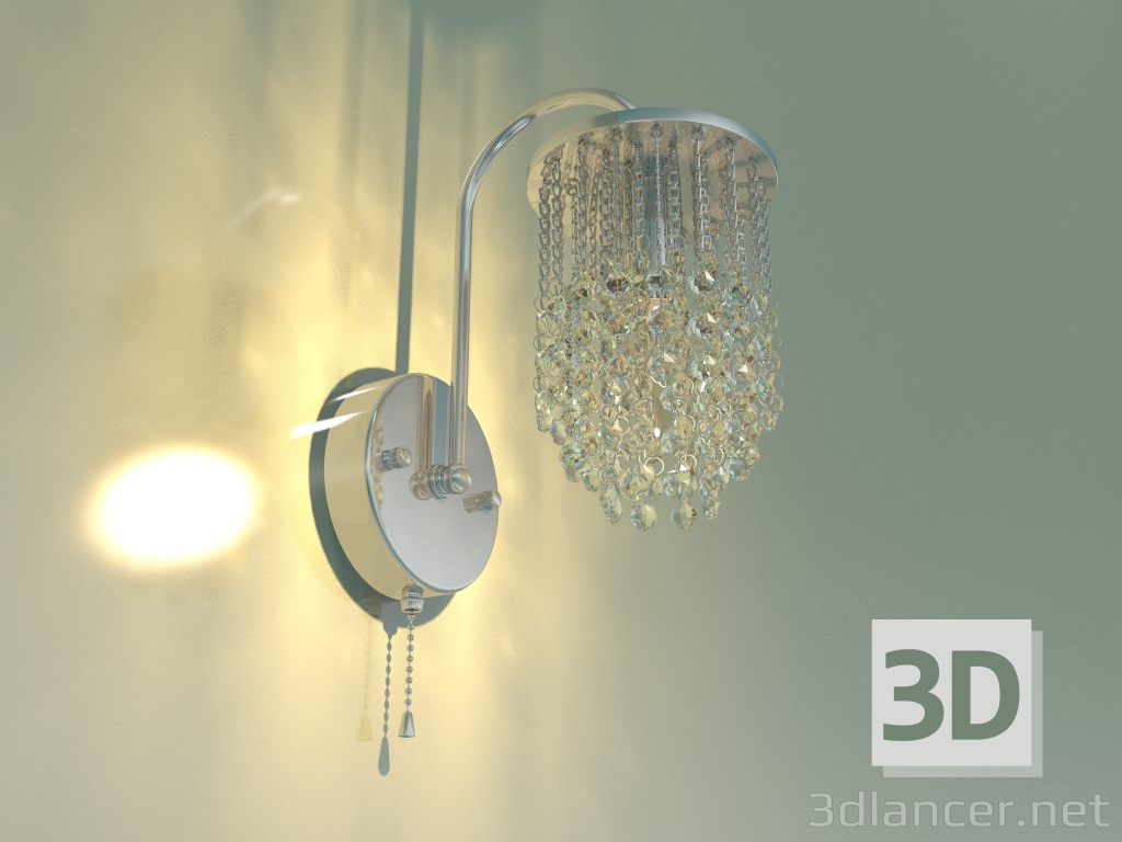 3d model Sconce 3222-1 (chrome-Strotskis) - preview