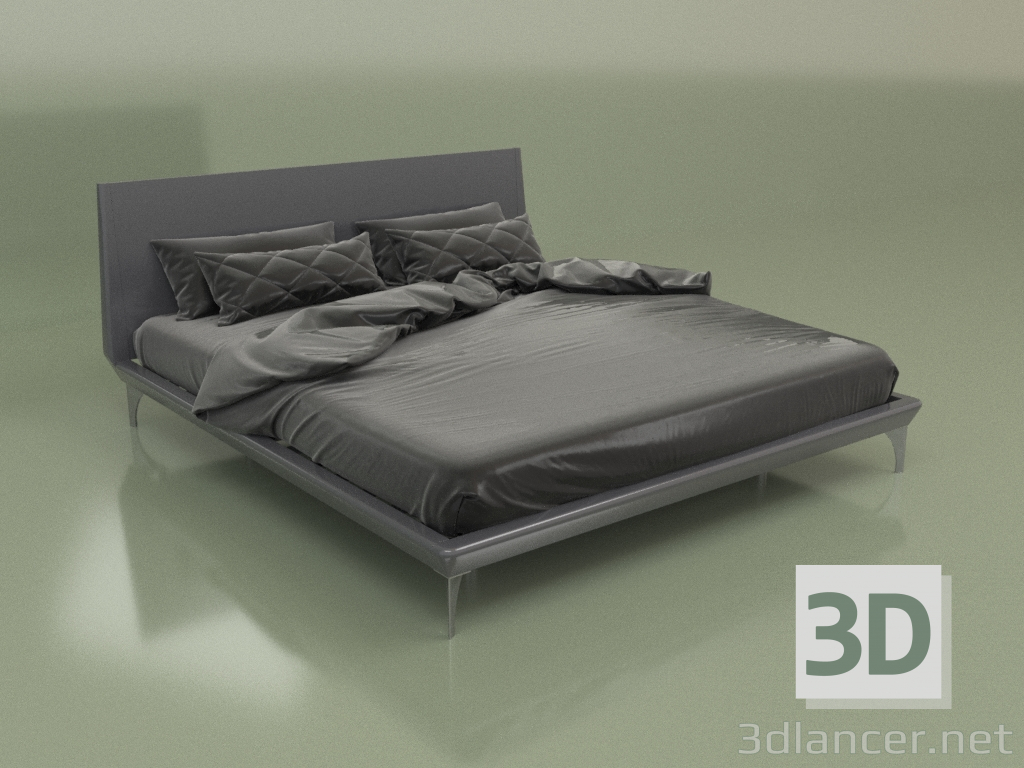 3D Modell Doppelbett GL 2018 (Anthrazit) - Vorschau