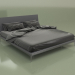 3d model Double bed GL 2018 (Anthracite) - preview