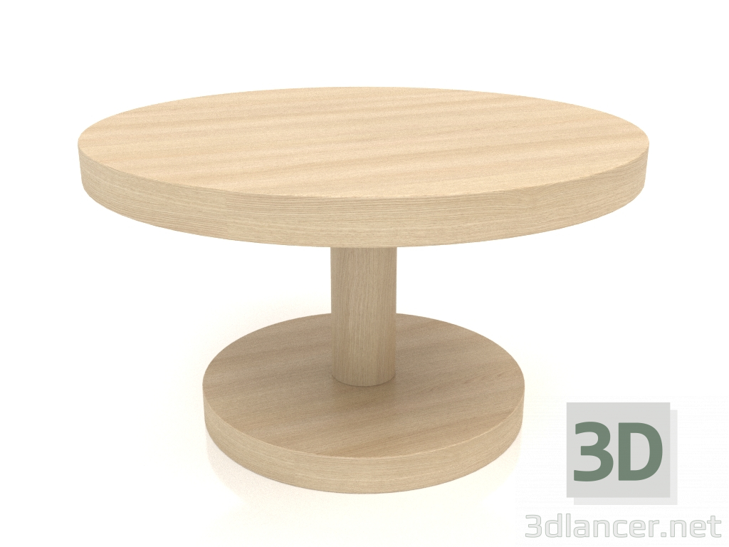 modèle 3D Table basse JT 022 (D=700x400, bois blanc) - preview