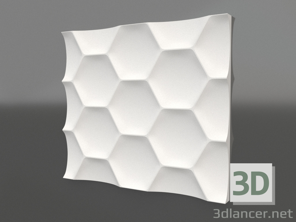 Modelo 3d painel 3D M-12 - preview