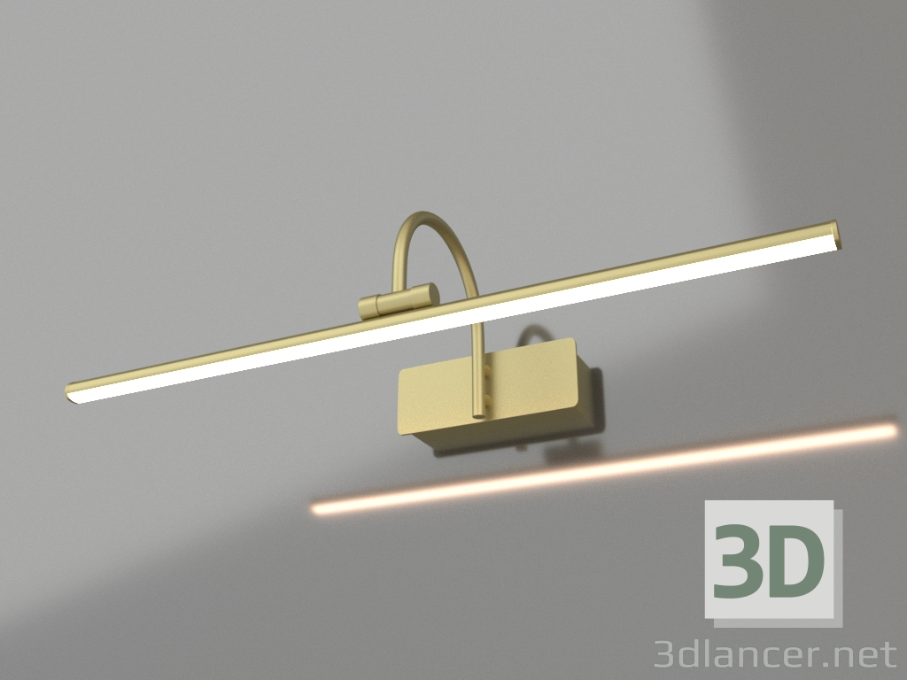 modello 3D Lampada da parete retroilluminata (6383) - anteprima