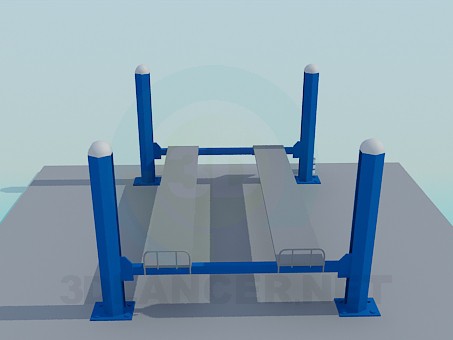 3D Modell Hebebühne - Vorschau