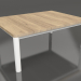 Modelo 3d Mesa de centro 70×94 (branca, madeira Iroko) - preview