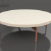 modèle 3D Table basse ronde Ø120 (Sable, DEKTON Danae) - preview