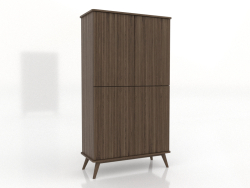 Mobile 5 1000x450x1800 mm (frassino alleggerito noce)