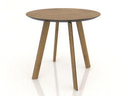 Mesa de comedor BRASKO 800x800x750 mm (roble natural)