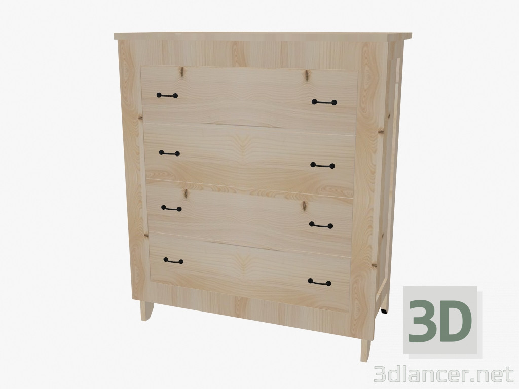 3d model Strana Cajonera - vista previa