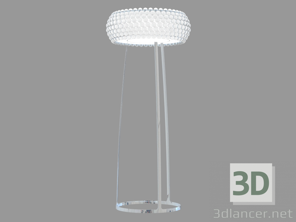 Modelo 3d Luminária de pé Caboche Terra Media Grande luminária de piso - preview