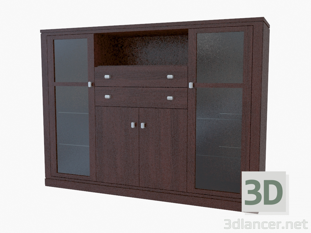 modello 3D Buffet alto (673-32) - anteprima