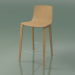 3d model Bar chair 5901 (4 wooden legs, oak) - preview