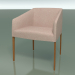 3d model Sillón 2703 (con tapicería de tela, efecto teca) - vista previa