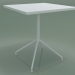 modèle 3D Table carrée 5707, 5724 (H 74 - 69x69 cm, étalée, Blanc, V12) - preview