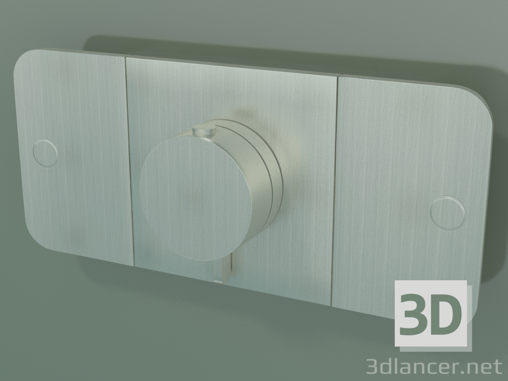 modello 3D Rubinetto doccia, 2 uscite (45712820) - anteprima