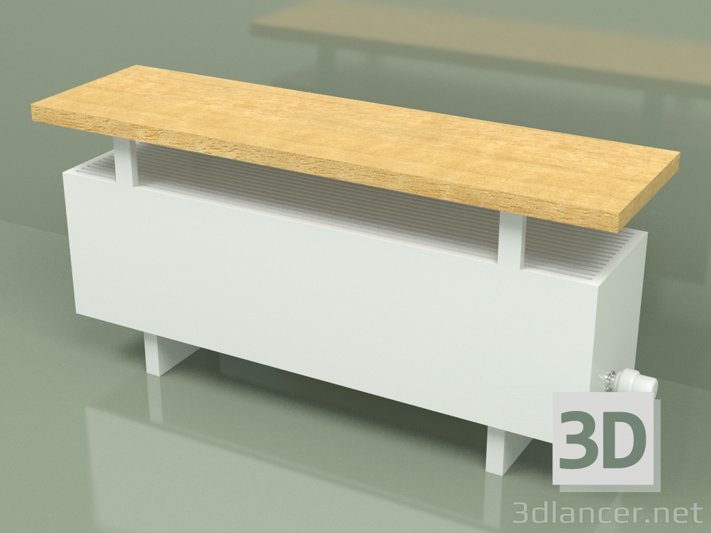 3d модель Конвектор - Aura Bench (280х1000х236, RAL 9016) – превью