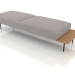 3d model Pouf, bench 215x70 - preview