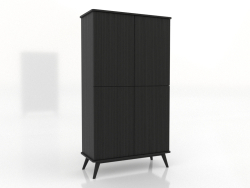 Armoire 5 1000x450x1800 mm (noir RAL 9005)